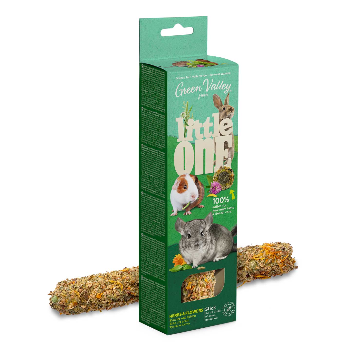 Little One Grainfree Stick for Small Animals with Herbs - 160g