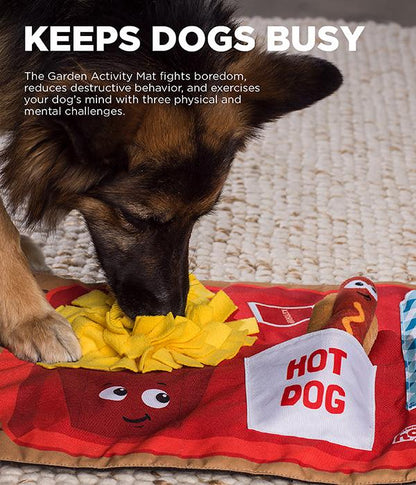 Nina Ottosson Interactive Dog Activity Matz - Fast Food Fun Mat