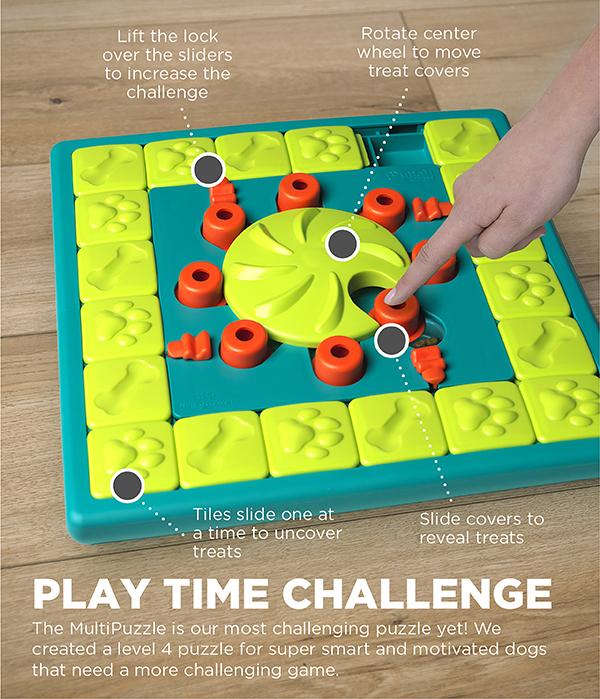 Nina Ottoson Interactive Dog Treat Puzzle - Multipuzzle
