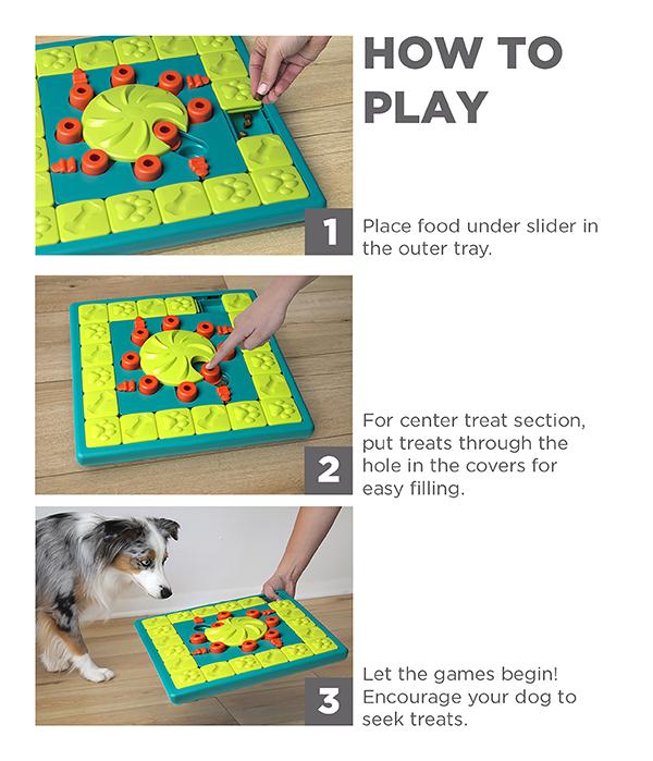 Nina Ottoson Interactive Dog Treat Puzzle - Multipuzzle