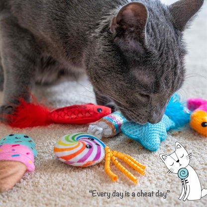 Nina Ottosson Catstages Kitty Sweet TreatsCat Toys - 6 Pack