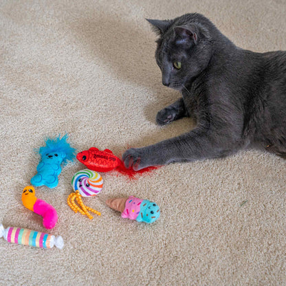 Nina Ottosson Catstages Kitty Sweet TreatsCat Toys - 6 Pack