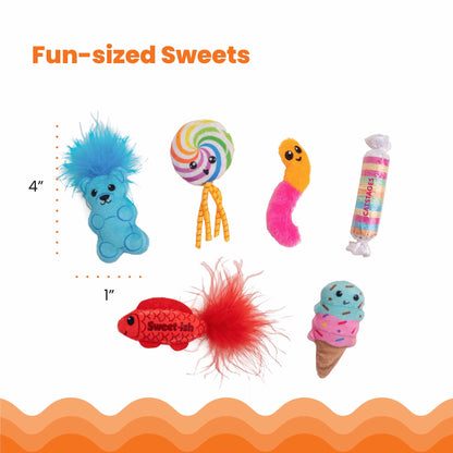 Nina Ottosson Catstages Kitty Sweet TreatsCat Toys - 6 Pack