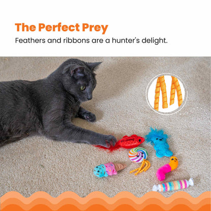 Nina Ottosson Catstages Kitty Sweet TreatsCat Toys - 6 Pack