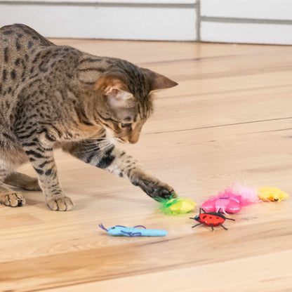 Nina Ottosson Catstages Cute as a Bug Cat Toys - 6 Pack