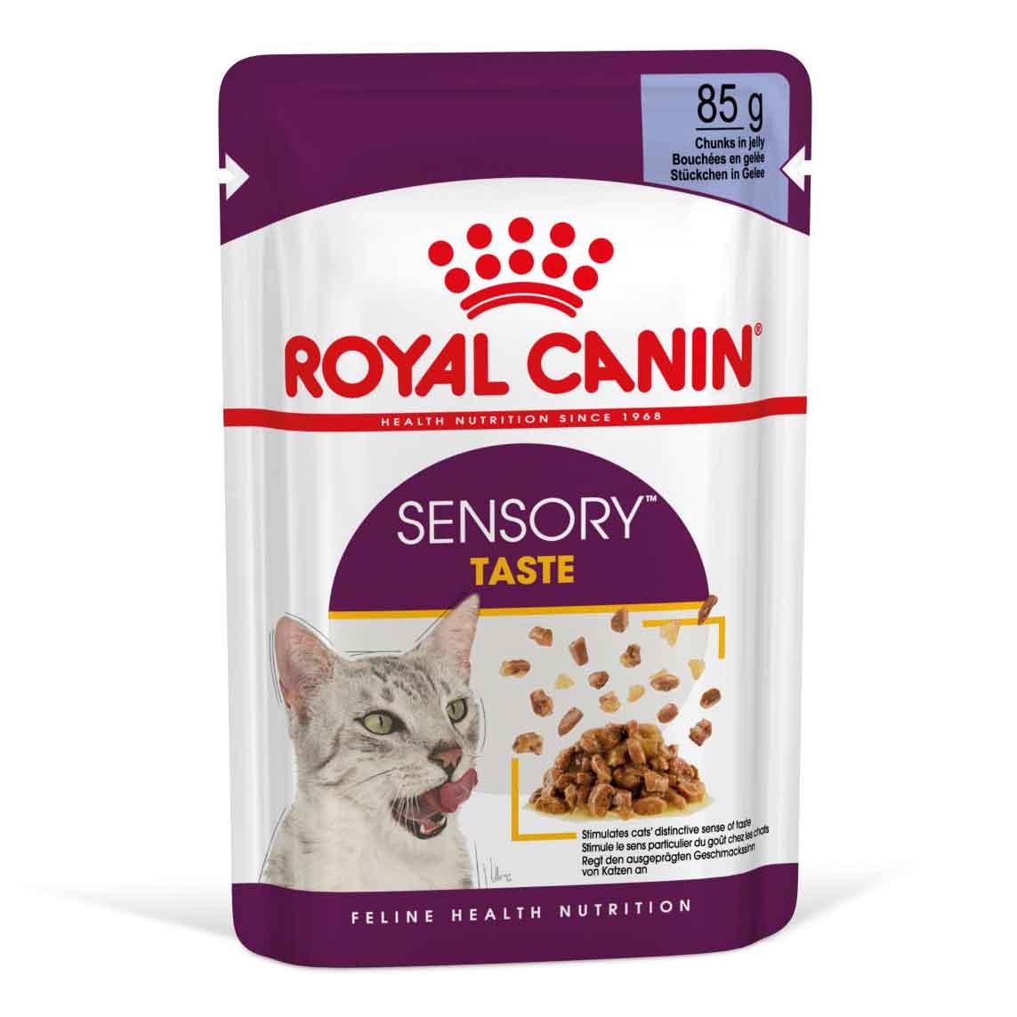 Royal Canin Feline Health Nutrition Sensory Taste in Gravy Wet Cat Food - 12x85g Pouches