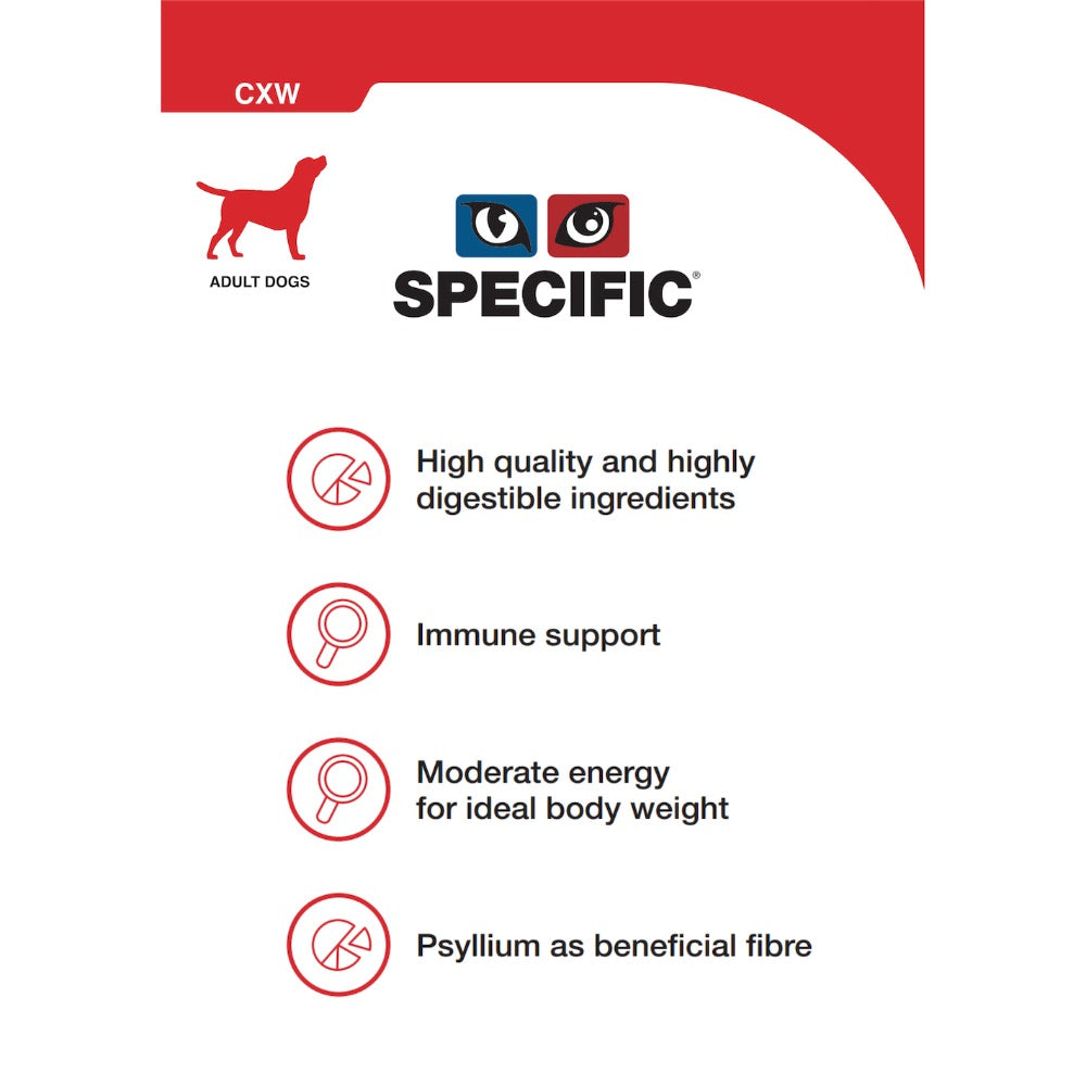 Dechra Specific CXW Adult Wet Dog Food - Trays