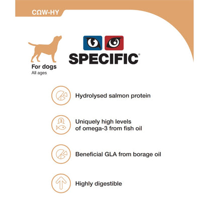 Dechra Specific COW-HY Allergen Management Plus Wet Dog Food - Trays