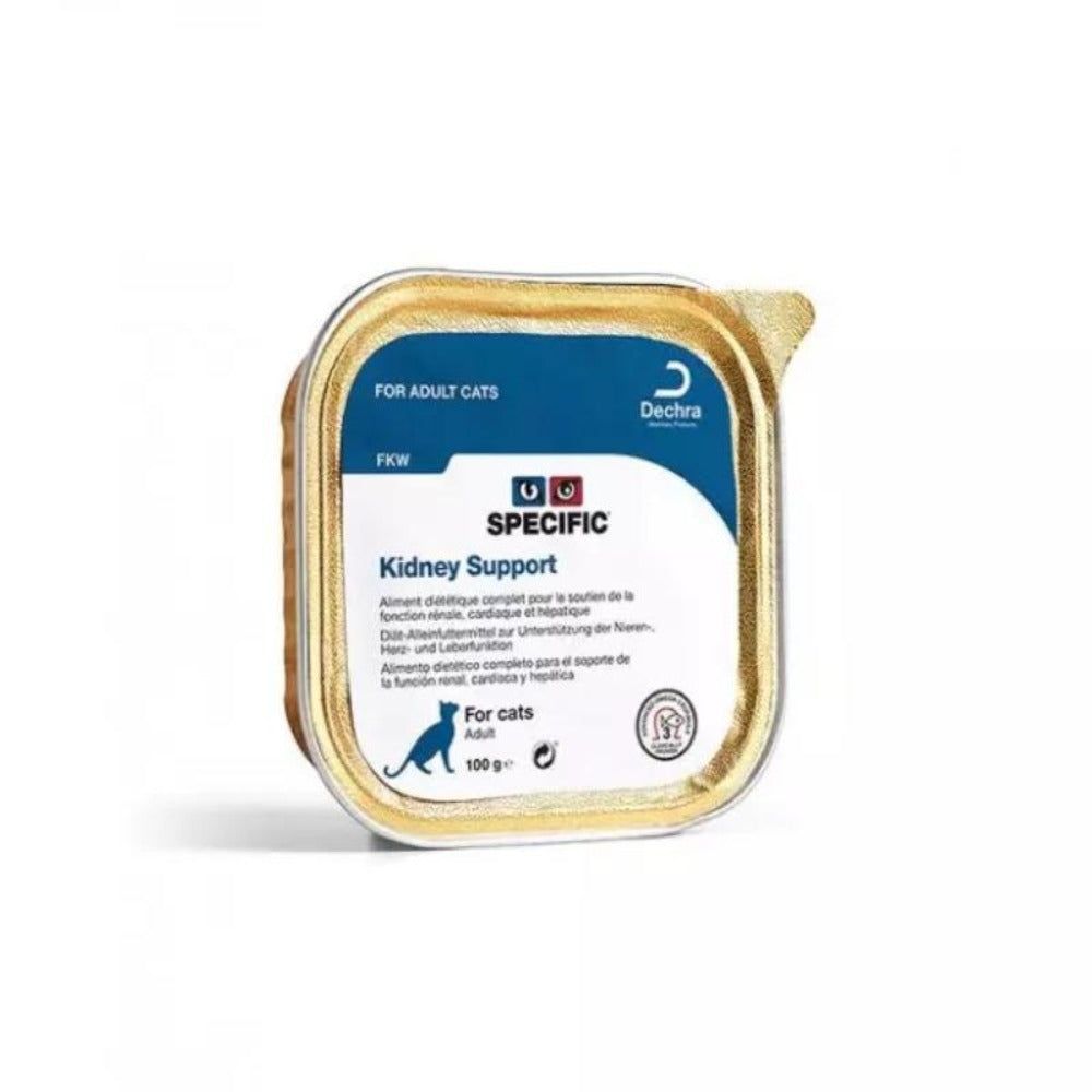 Dechra Specific FKW Kidney Support Wet Cat Food - Trays
