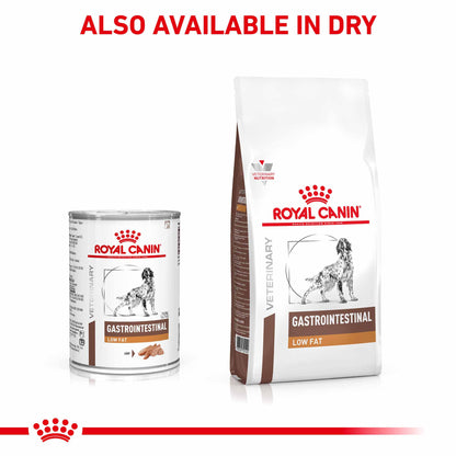 ROYAL CANIN Veterinary Gastrointestinal Low Fat Adult Wet Dog Food - 12x420g Cans