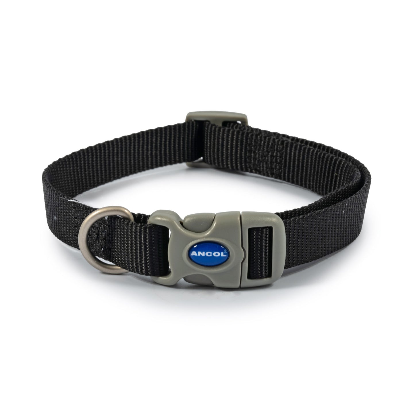 Ancol Viva Adjustable Collar - 30-50cm - Black