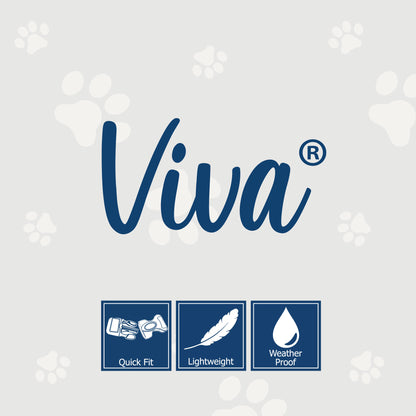 Ancol Viva Adjustable Collar - 30-50cm - Black