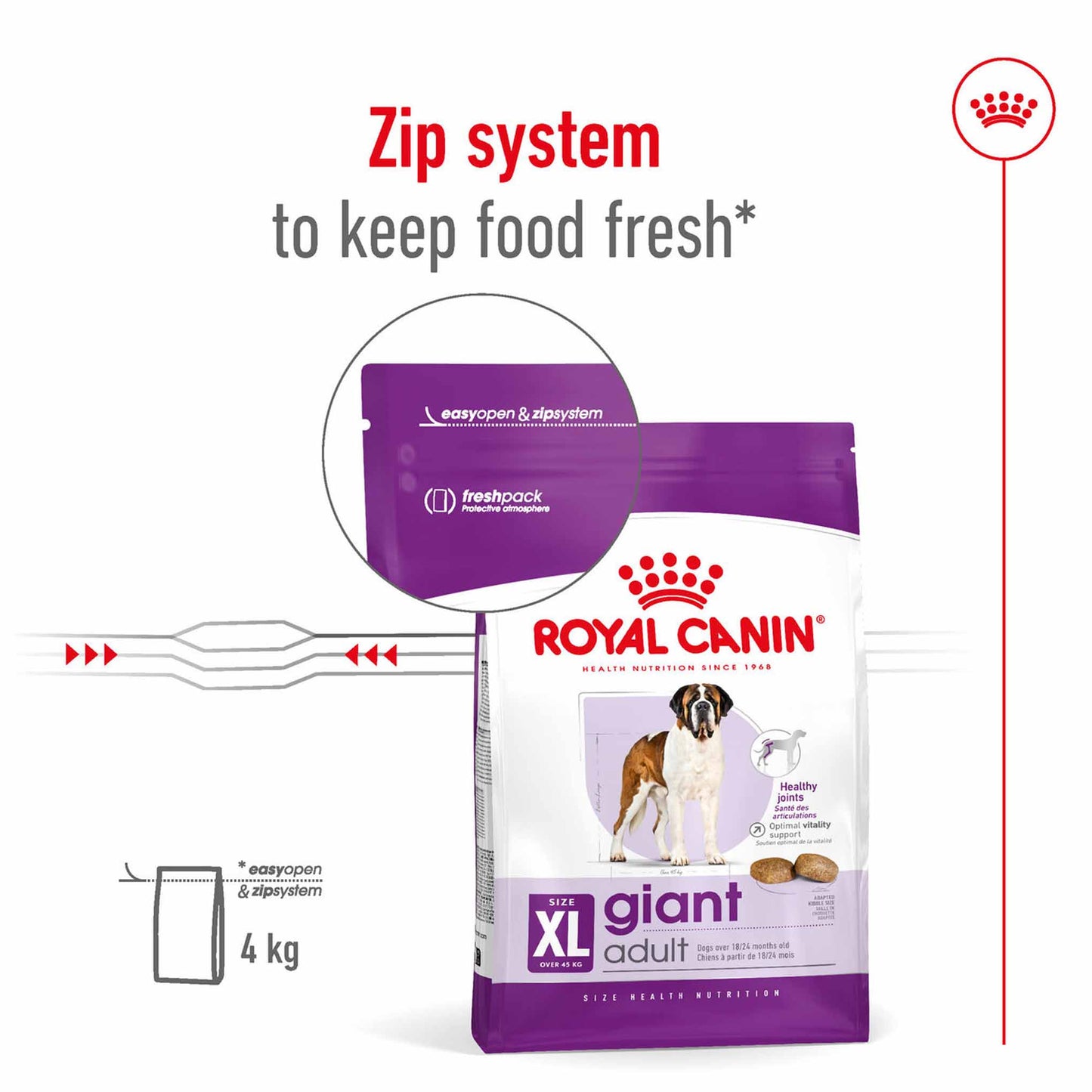 Royal Canin Size Health Nutrition Giant Adult Dry Dog Food