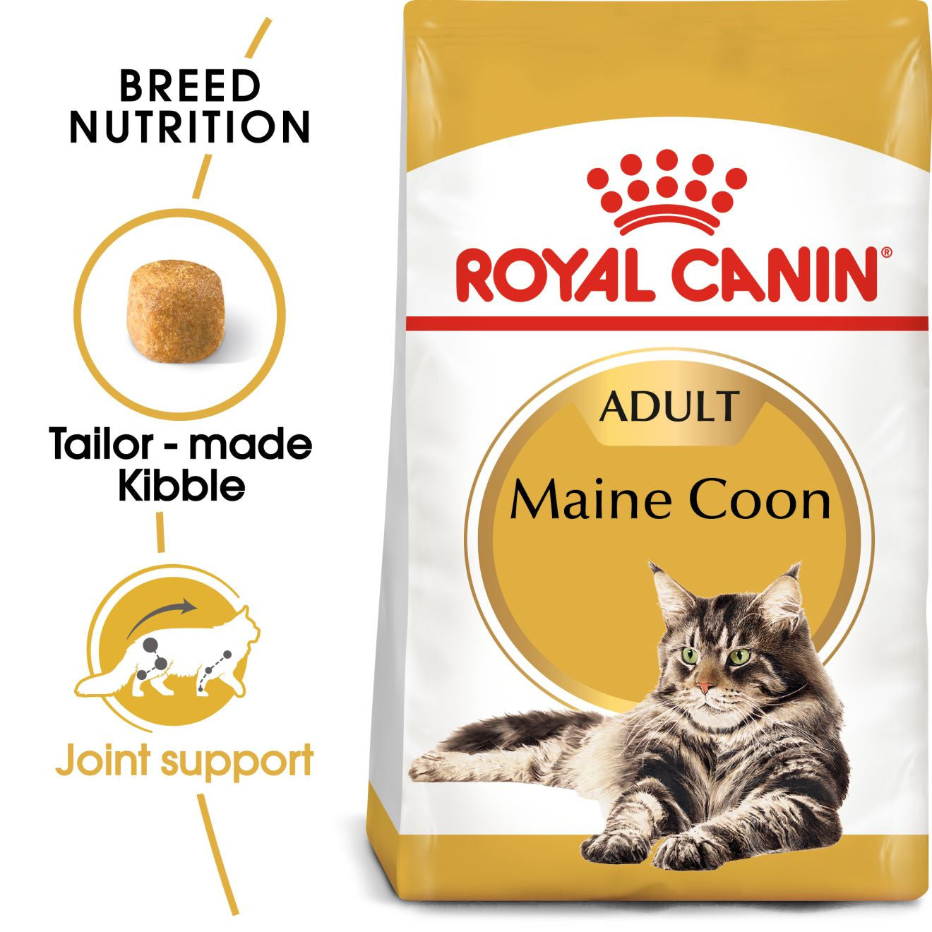 Royal Canin Royal Canin Health Maine Coon Adult Dry Cat Food pet food packaging