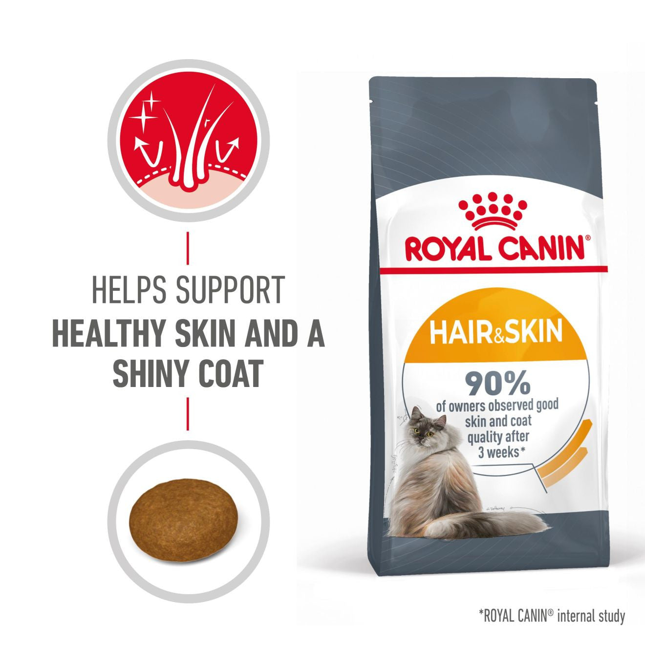 ROYAL CANIN Hair & Skin Care Adult Dry Cat Food