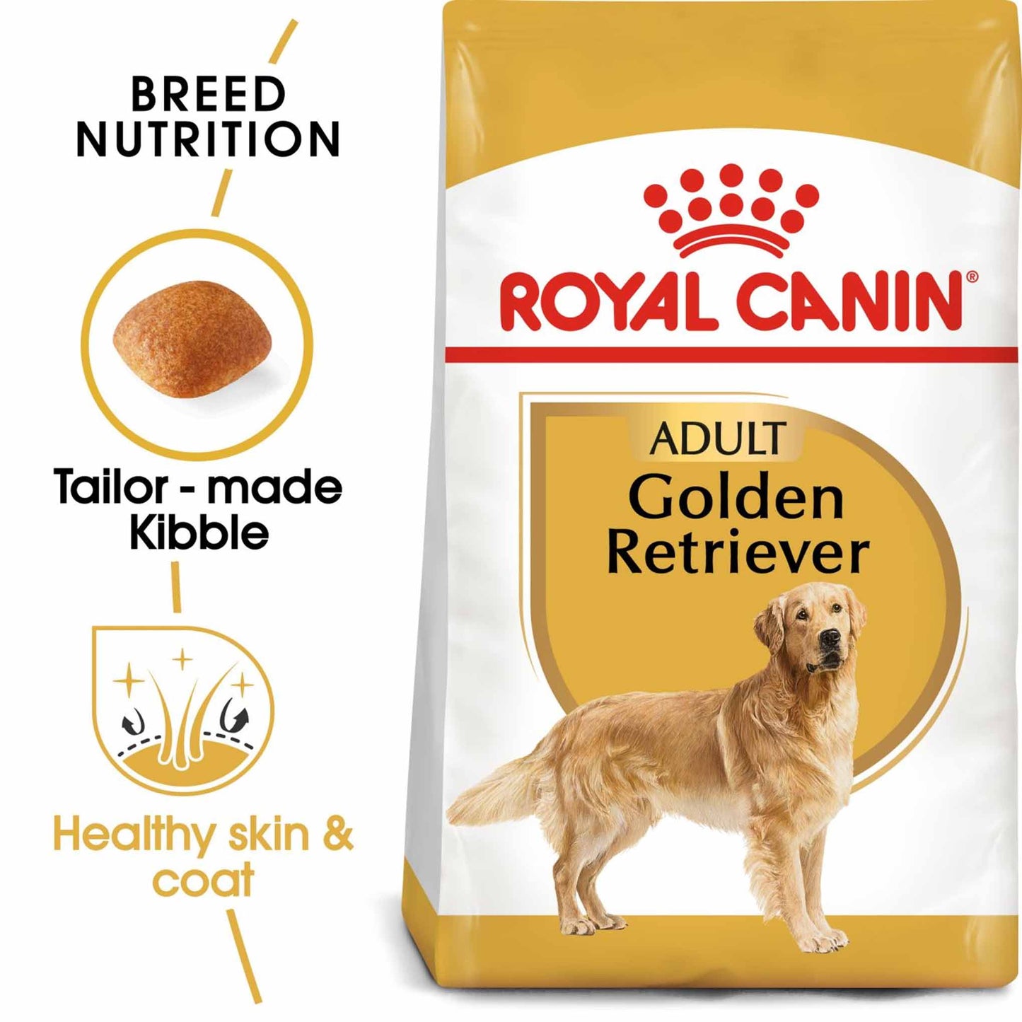 Royal Canin Breed Health Nutrition Golden Retriever Adult Dry Dog Food