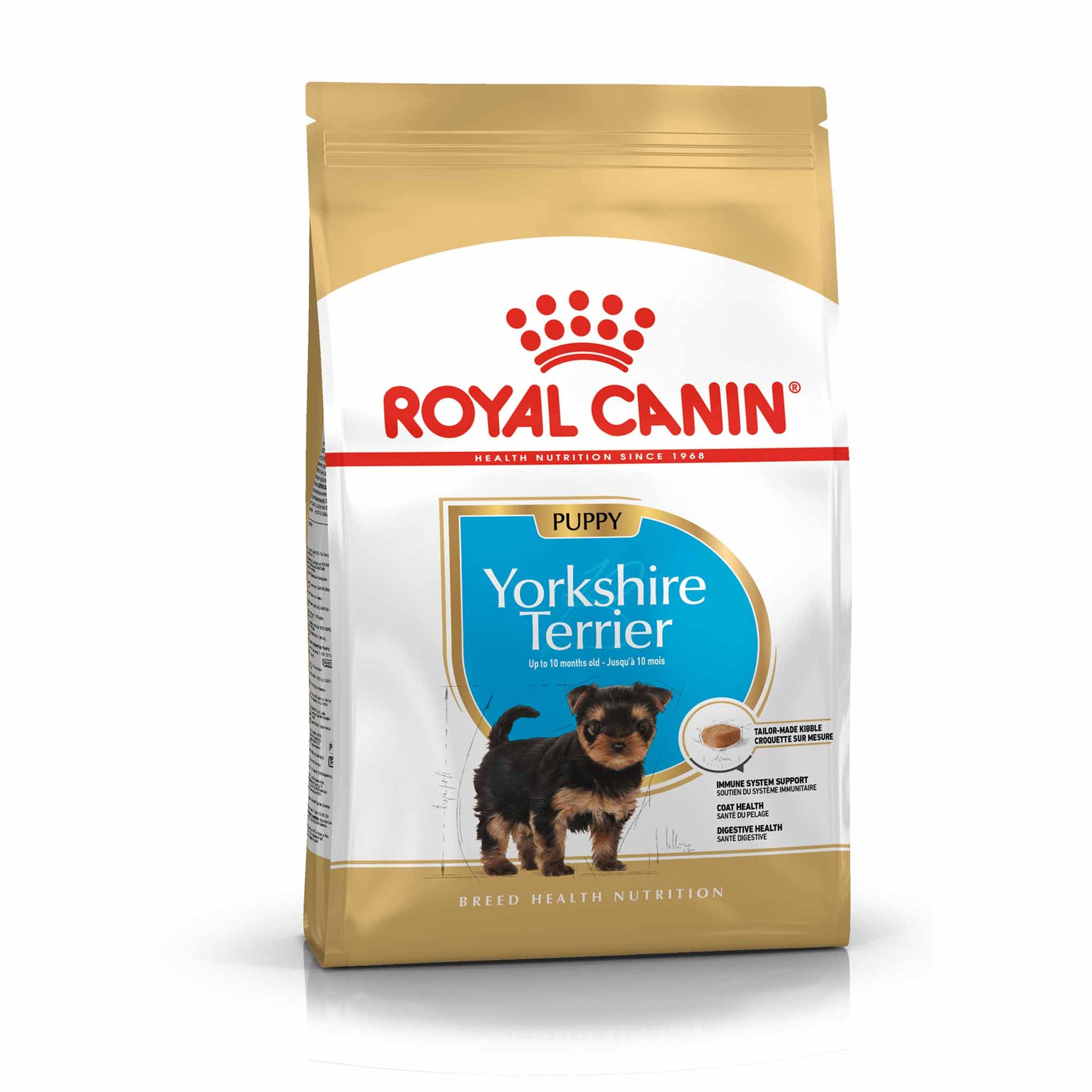 Royal Canin Royal Canin Health Yorkshire Terrier Puppy Dry Dog Food pet food packaging