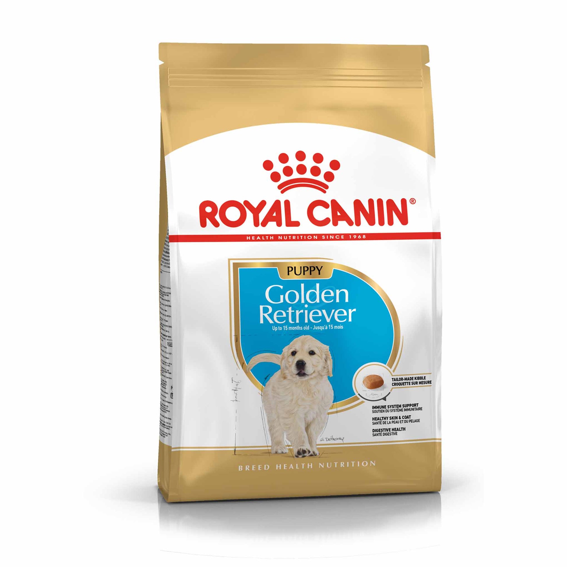 Royal Canin Royal Canin Health Golden Retriever Puppy Dry Dog Food pet food packaging