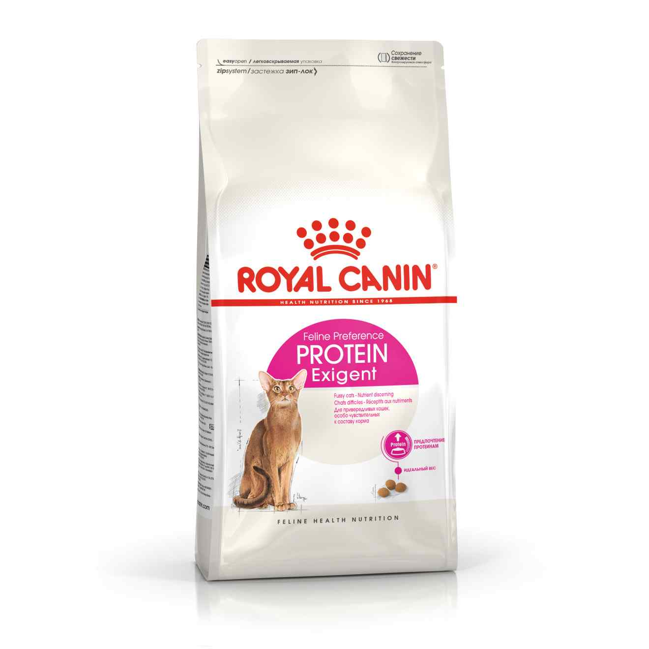 Royal Canin Royal Canin Protein Exigent Adult Dry Cat Food pet food packaging