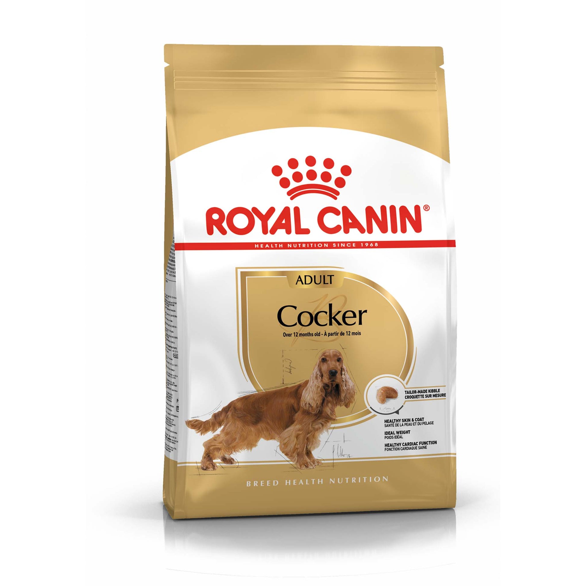 Royal Canin Royal Canin Health Cocker Adult Dry Dog Food pet food packaging