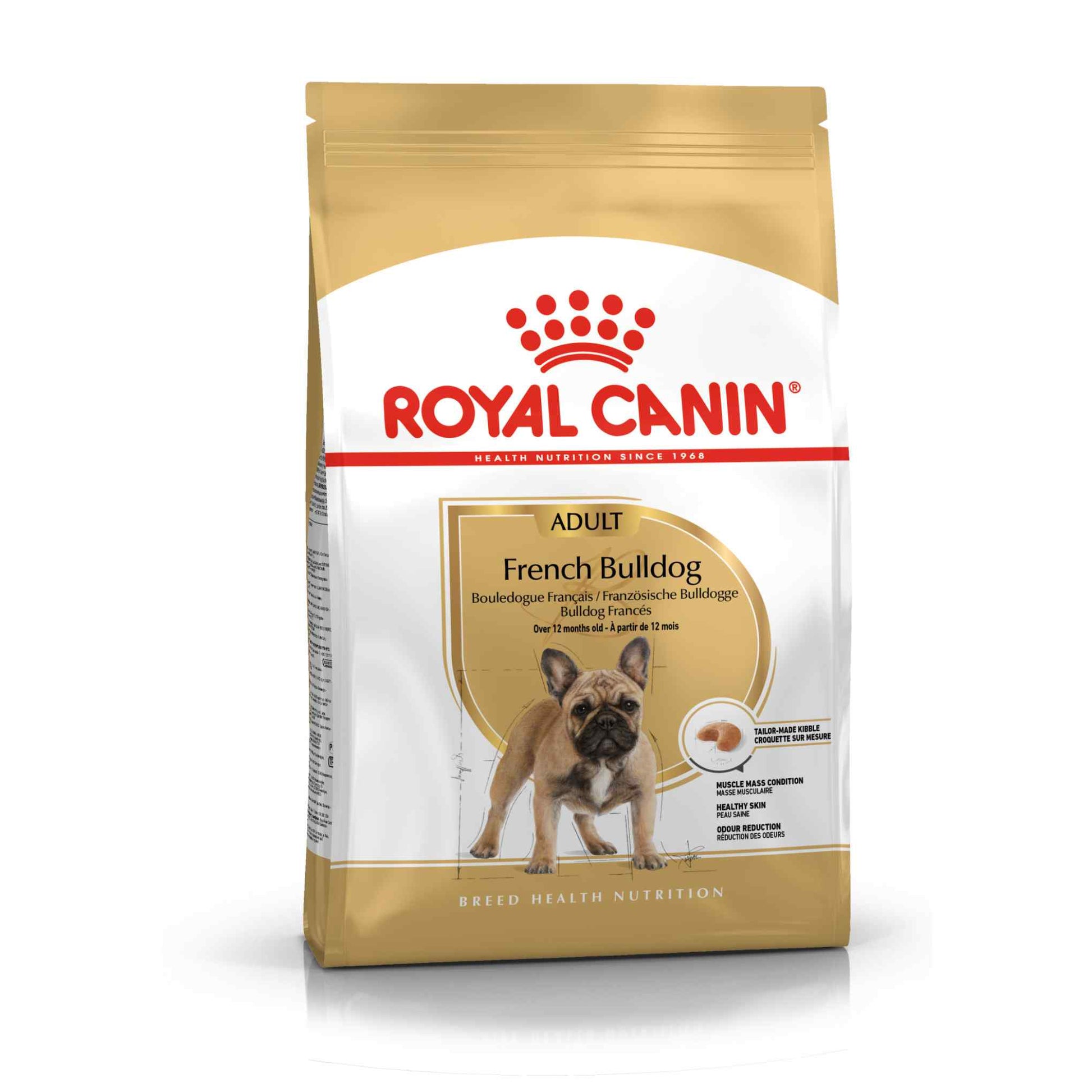 Royal Canin Royal Canin French Bulldog Pork Adult Dry Dog Food pet food packaging