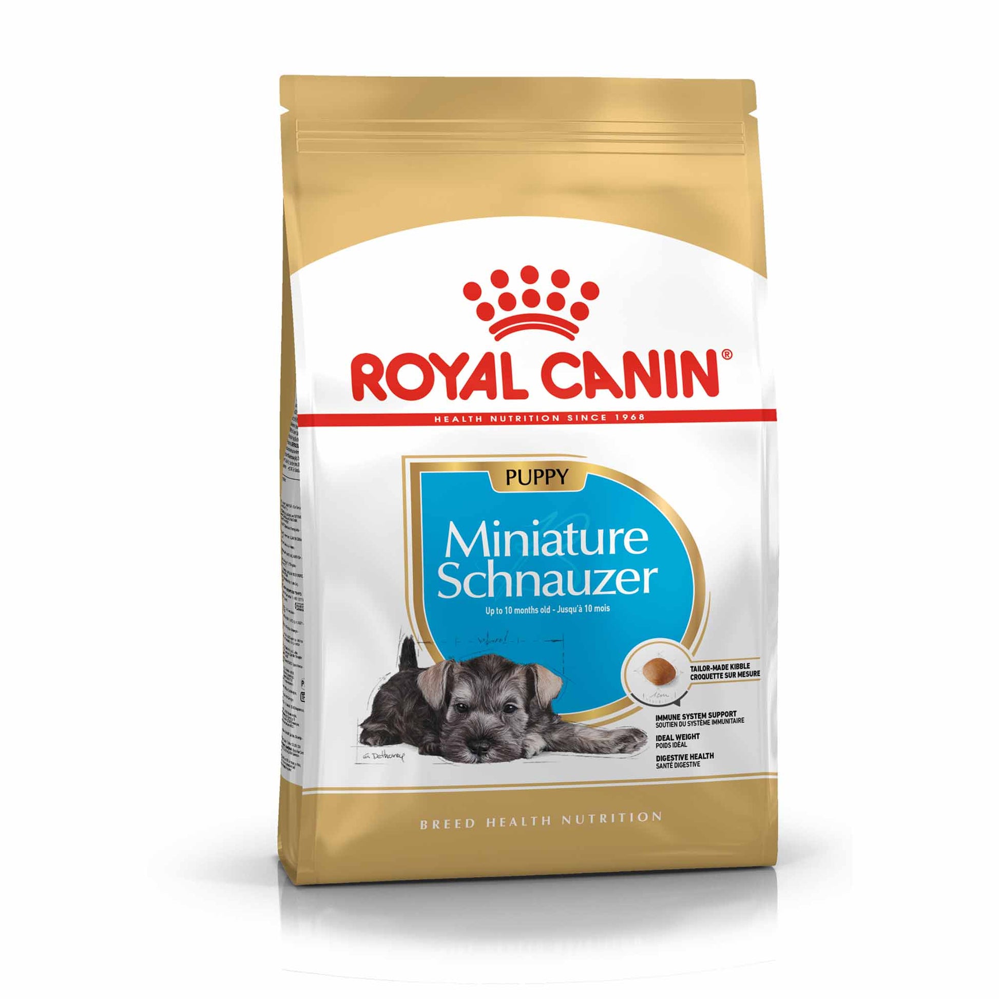 Royal Canin Royal Canin Health Miniature Schnauzer Puppy Dry Dog Food pet food packaging