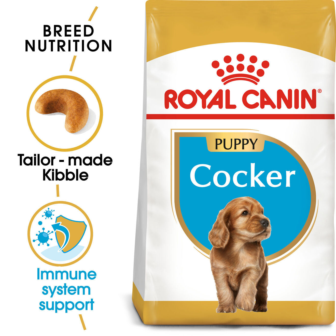 Royal Canin Royal Canin Health Cocker Puppy Dry Dog Food pet food packaging