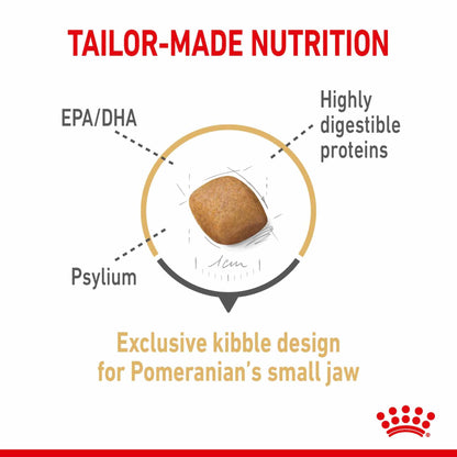 ROYAL CANIN Breed Health Nutrition Pomeranian Adult Dry Dog Food