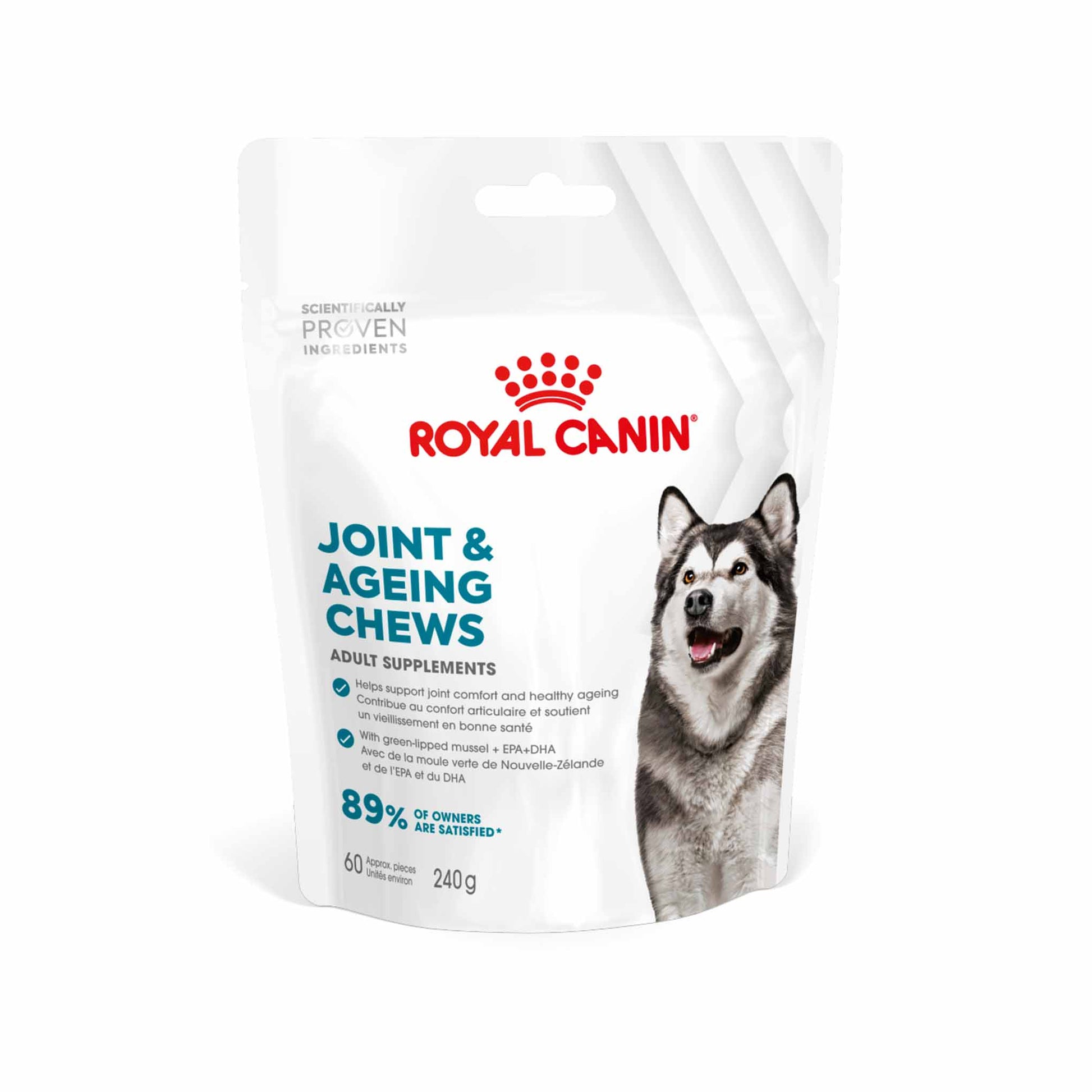 Royal Canin Royal Canin Supplement Joint Ageing Soft Chews pet food packaging