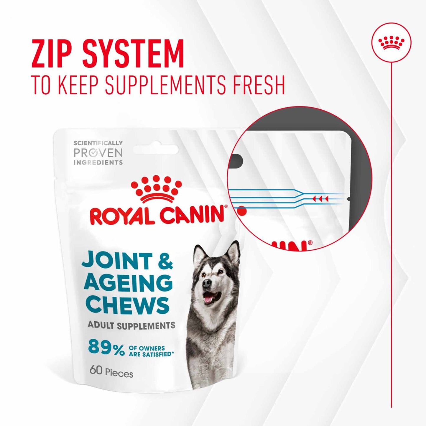 Royal Canin Dog Supplement for Joint & Ageing Soft Chews - 240g