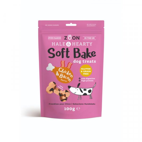 Zoon Soft Bake Dog Treats - Chicken & Bacon