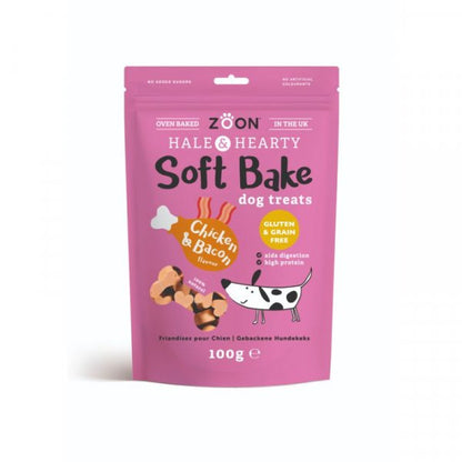 Zoon Soft Bake Dog Treats - Chicken & Bacon