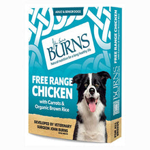 Burns Free Range Chicken Bumper Box Wet Dog Food - 24x395g Trays