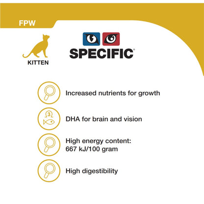 Dechra Specific FPW Kitten Wet Cat Food - Trays