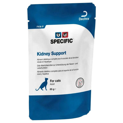 Dechra Specific FKW-P Kidney Support Wet Cat Food - Pouches