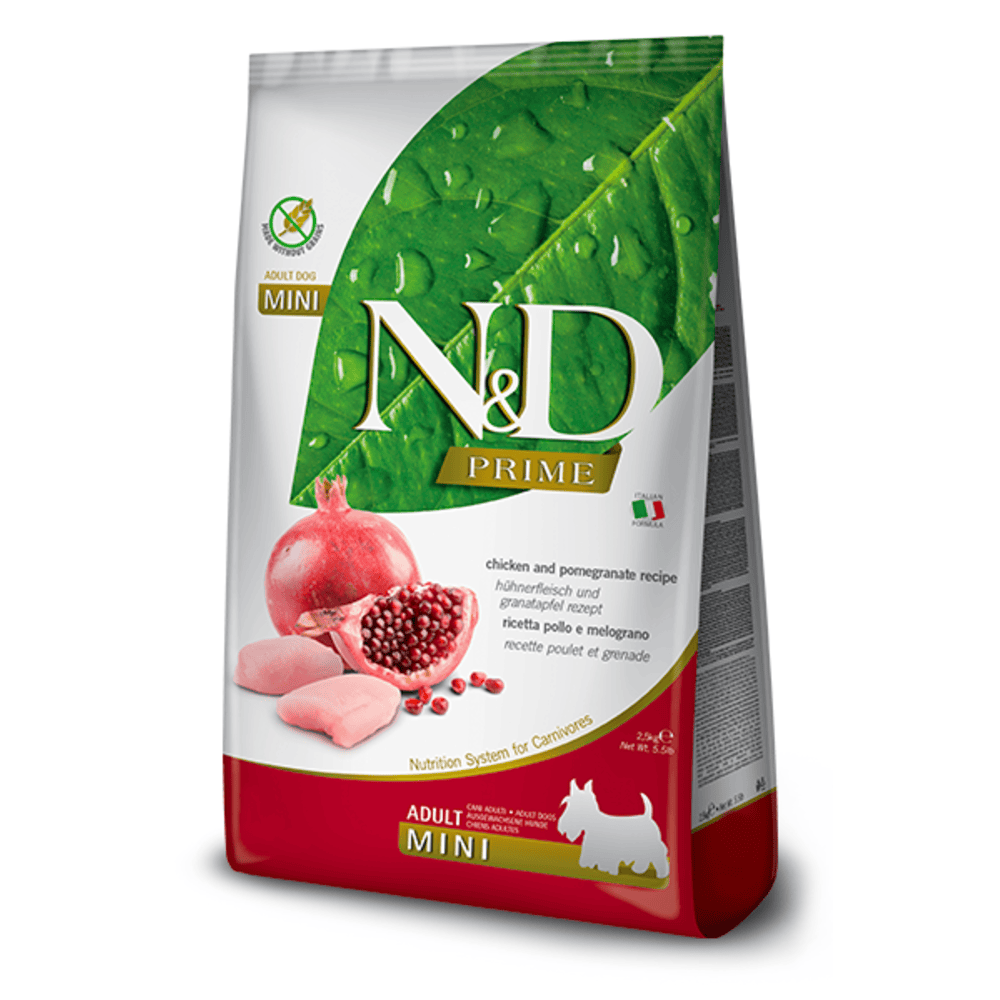 Farmina N&D Prime Adult Mini Dry Dog Food - Chicken & Pomegranate