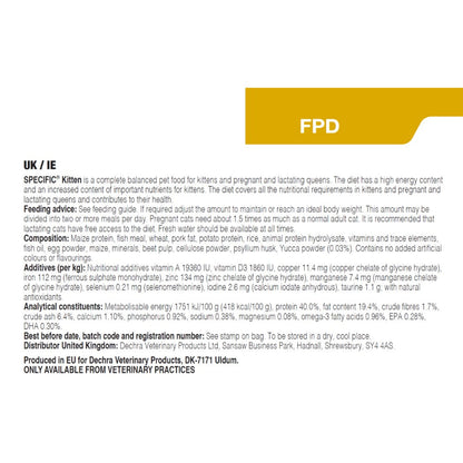 Dechra Specific FPD Kitten Dry Cat Food