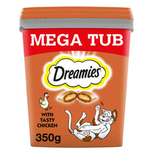 DREAMIES MEGA TUB Cat Treats - Chicken - 350g Tub