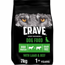 CRAVE Adult Dry Dog Food - Lamb & Beef
