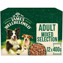 James Wellbeloved Adult Wet Dog Food in Loaf - Turkey, Lamb and Chicken - 12x400g cans