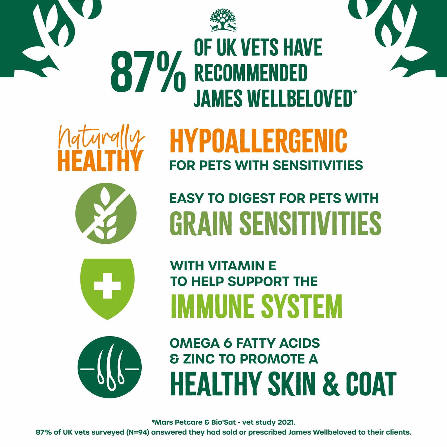 James Wellbeloved Grain Free Adult Wet Dog Food - Turkey, Lamb and Chicken in Loaf - 12x400g cans