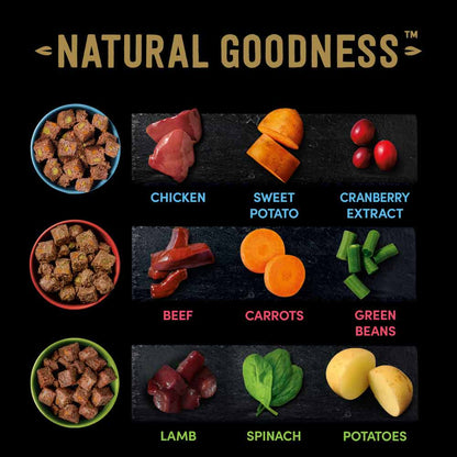 CESAR Natural Goodness Adult Wet Dog Food in Loaf - Mixed Selection - 12x400g Cans