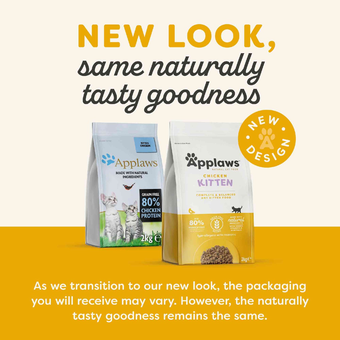 Applaws Complete Kitten Grain Free Dry Cat Food - Chicken