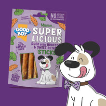 Good Boy Superlicious Duck, Sweet Potato & Broccoli Sticks Dog Treats - 70g
