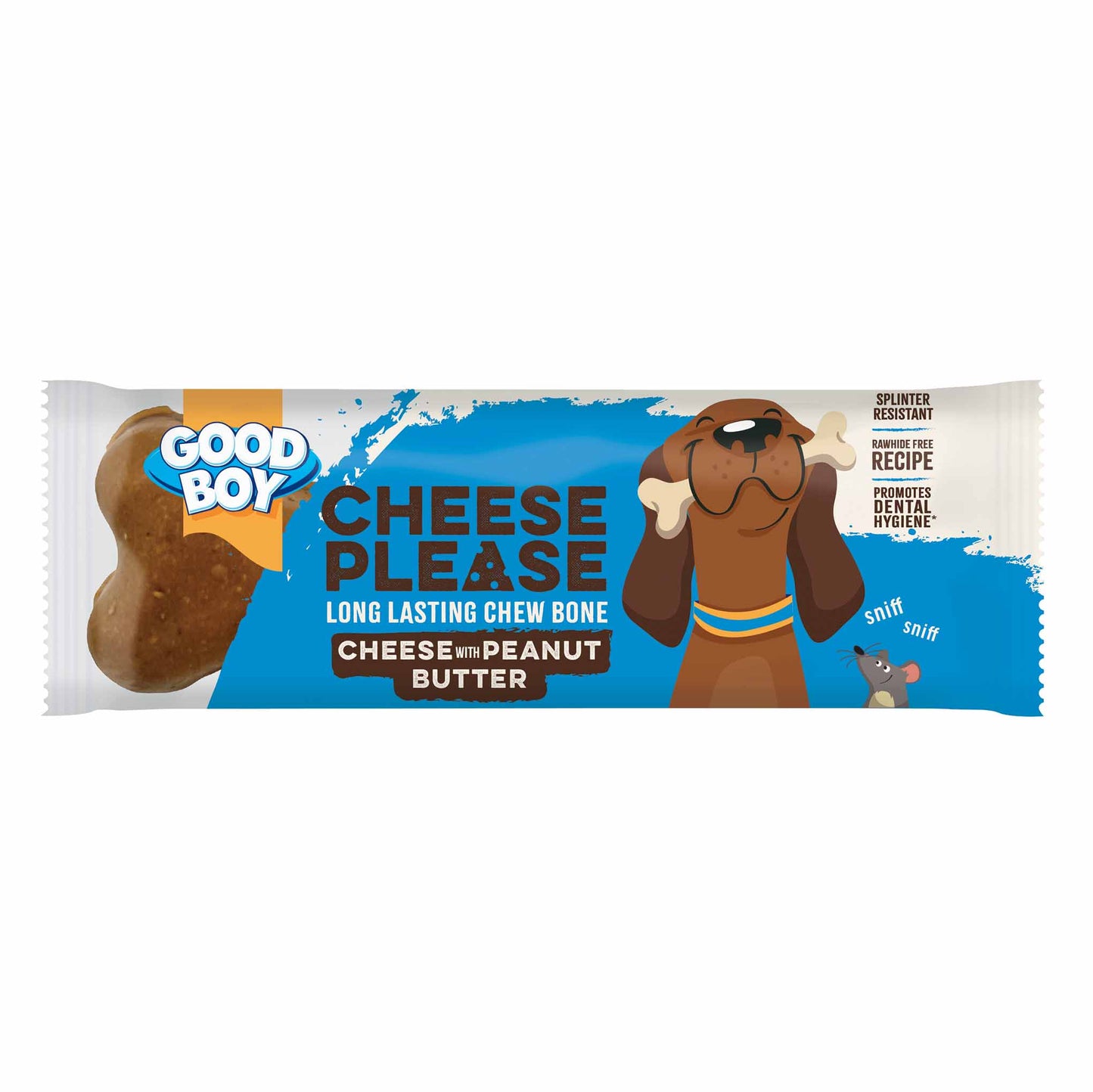 Good Boy Cheese Please Cheese with Peanut Butter Dog Chew Bone - 60g