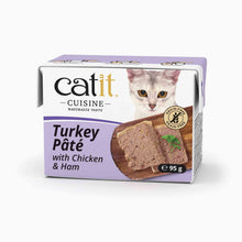 Catit Cuisine Wet Cat Food - Turkey Pâté with Chicken & Ham - 12x95g