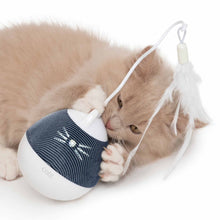 Catit Pixi Spinner Electronic Cat Toy - White & Blue