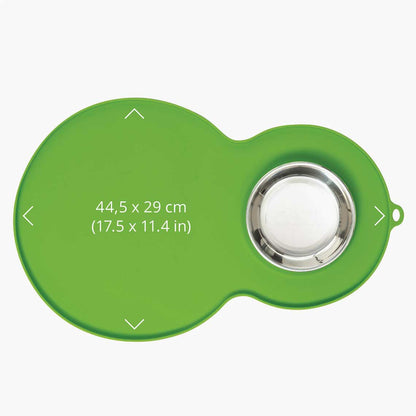 Catit Peanut Cat Placemat - Green