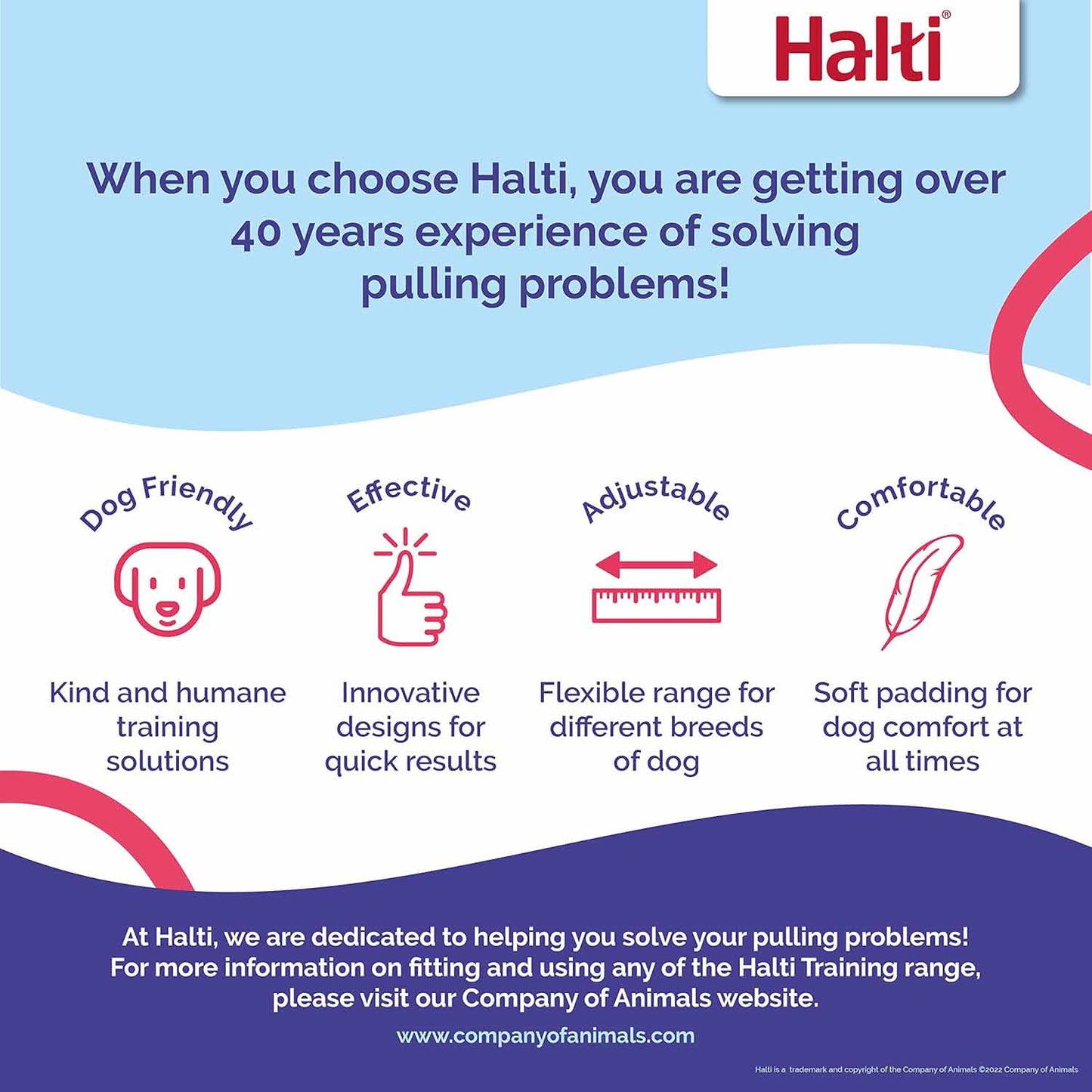 Halti Front Control Harness - Small 36-64cm
