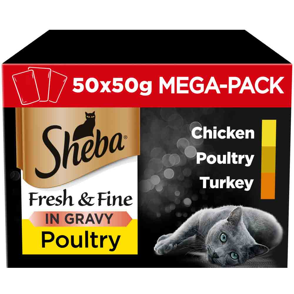 Sheba Sheba Fine Adult Wet Cat Food pet food packaging